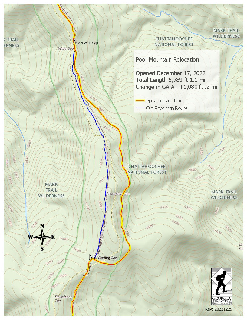 Appalachian Trail averages